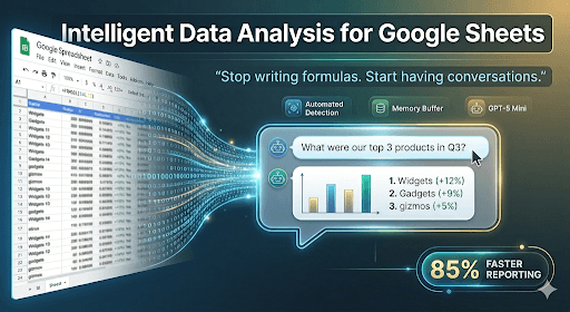 Intelligent Data Analysis for Google Sheets